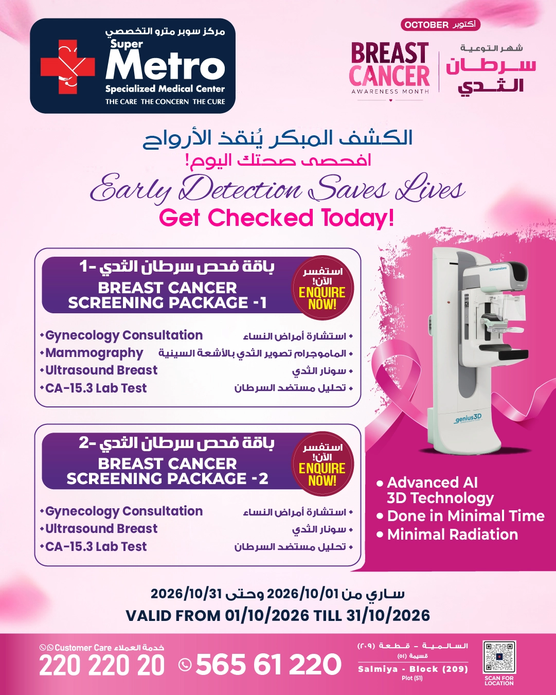 Healthcare Package: Breast Cancer Screening Package at Metro Medical Group